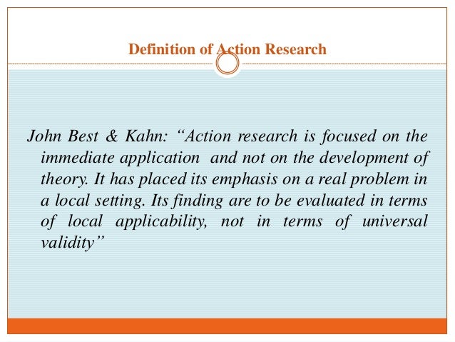 applied research in education importance of applied research